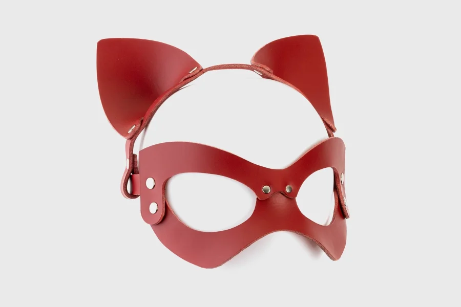 Vienna Cat Eye and Ear Mask by Liberator Leather