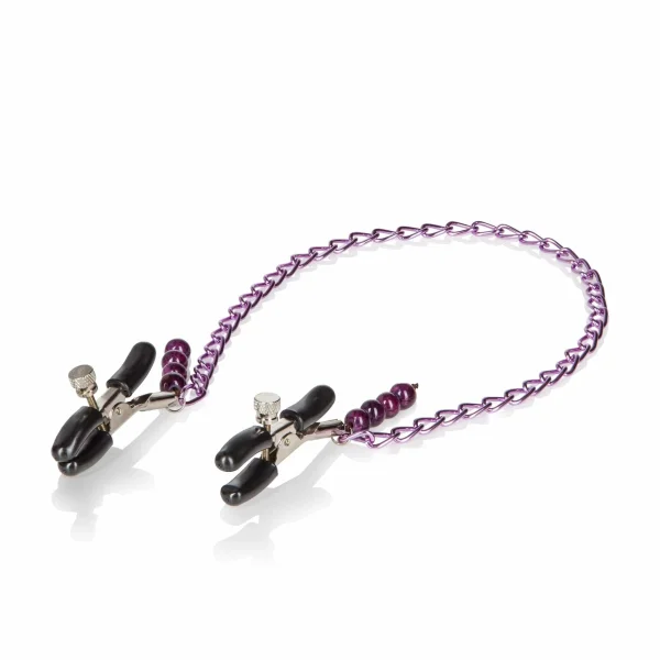 Purple Chain Nipple Clamps