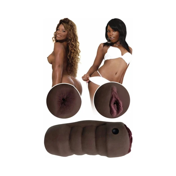 Mistress Double Vibrating Stroker Brandy And Buffy Chocolate — image 13 of 14