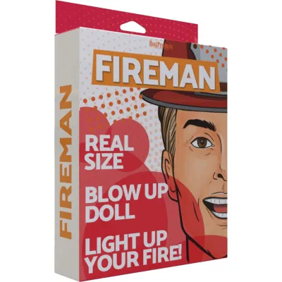 Mouth Gags Fireman Inflatable Party Doll