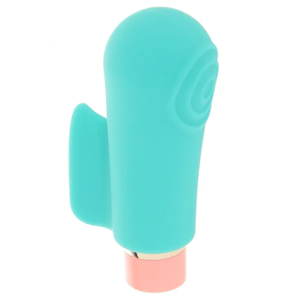 Aria Sensual AF Rechargeable Waterproof Silicone Clitoral Vibrator By Blush - Teal