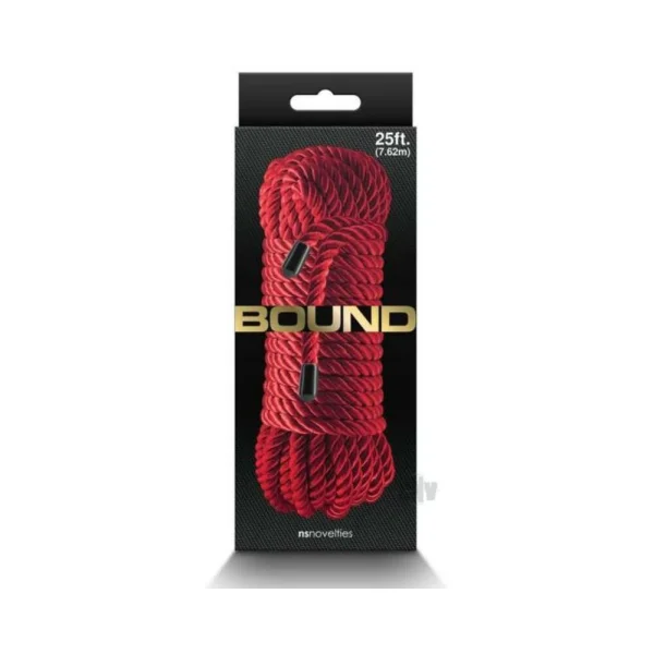 Restraints: Bound Rope 25ft Red