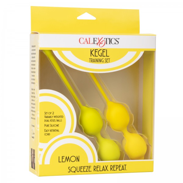 Kegel Training Set - Lemon