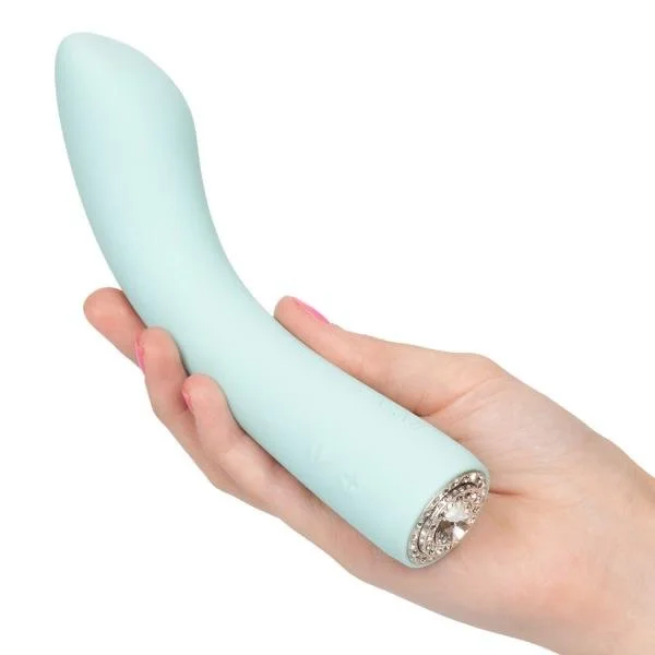 Pave Vivian Curved Green Vibrator