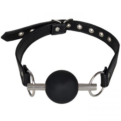 Bondara Bite Me Black Silicone Ball Gag