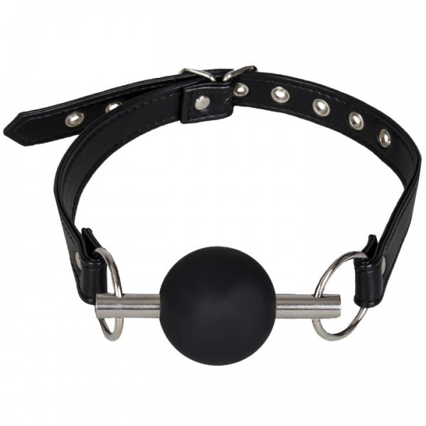 Bondara Bite Me Black Silicone Ball Gag