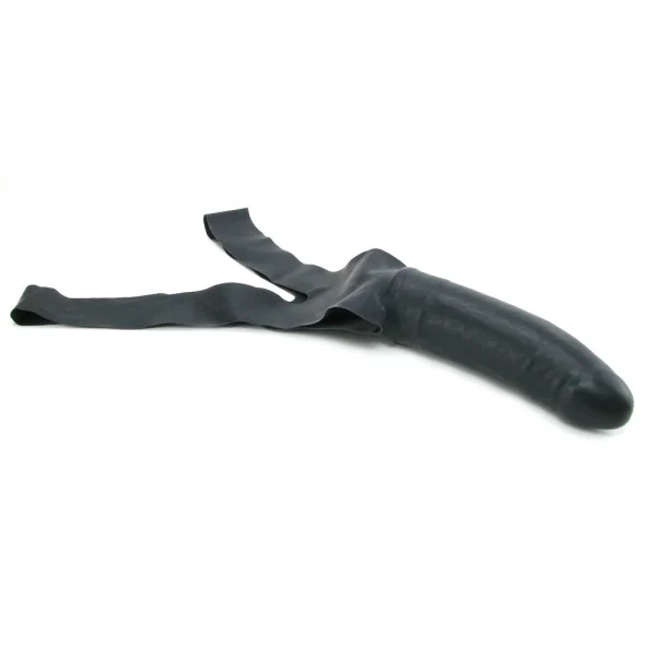 The Original Accommodator Latex Dong Head Strap-on