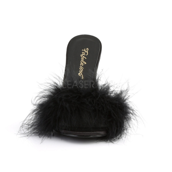 4 inches Heel Marabou Slipper — image 10 of 16
