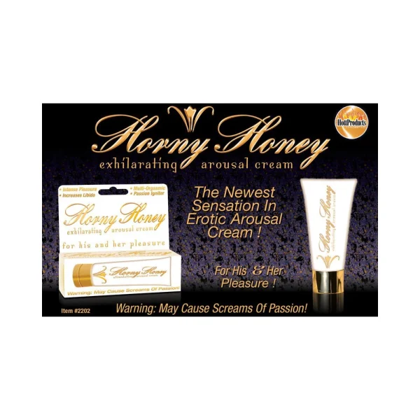 Horny Honey Stimulating Arousal Cream 1oz Tube — image 7 of 7