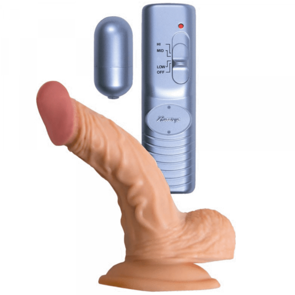 All American 5" Vibrating Dildo