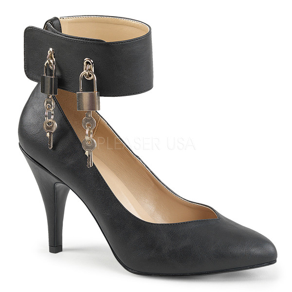 4 inches Heel Wide Band Ankle Strap Pump — image 9 of 12