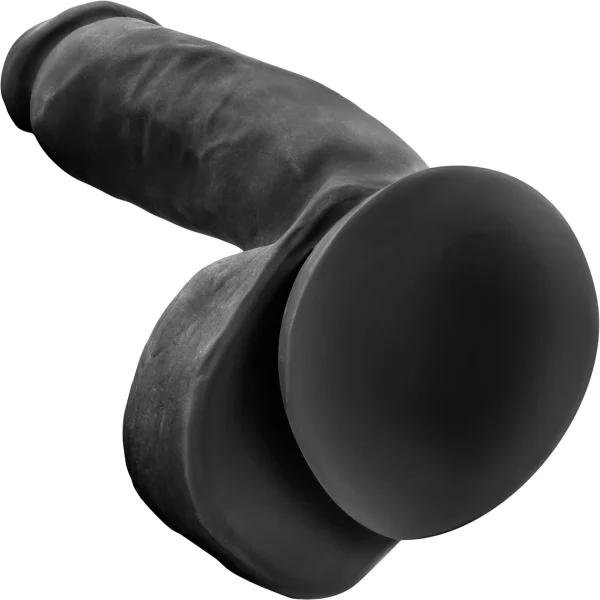 Au Naturel Bold Pound 8.5 Inch Sensa Feel Dual Density Dildo By Blush - Black