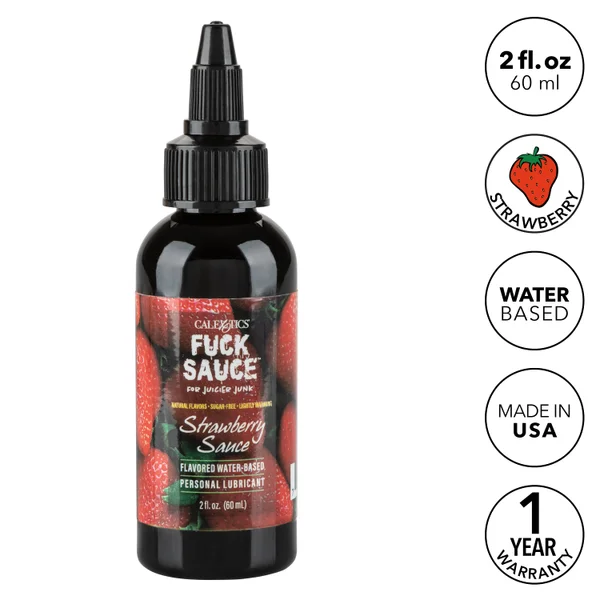 Fuck Sauce Flavored Water-Based Personal  Lubricant - Strawberry - 2 Fl. Oz. — image 12 of 12
