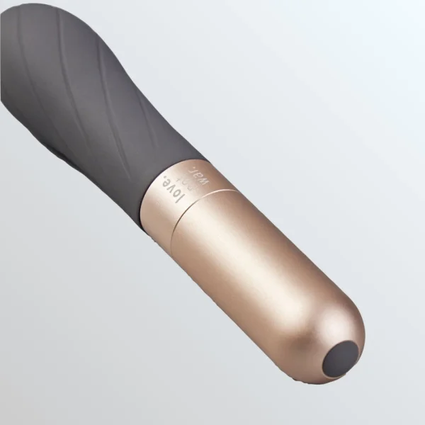 Love Not War Grá Sustainable Made Bullet Vibrator - Grey