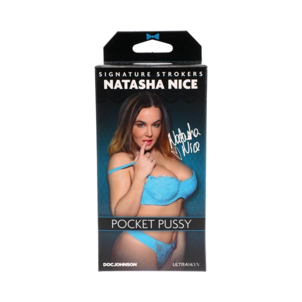 Signature Strokers - Natasha Nice - Ultraskyn Pocket Pussy Vanilla