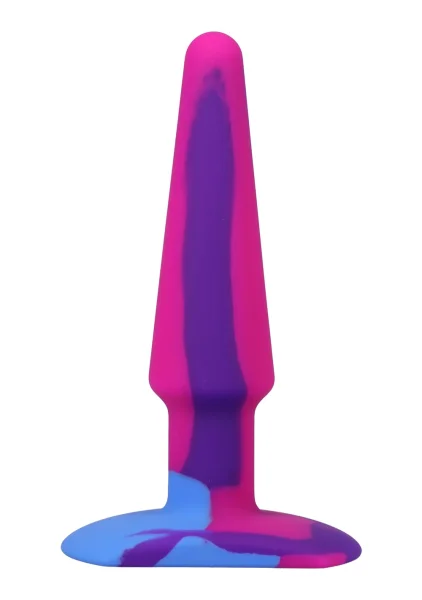 A-Play Groovy Silicone 5" Anal Plug By Doc Johnson - Berry
