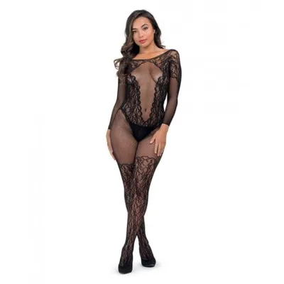 Fifty Shades Captivate Black Lace Spanking Bodystocking O s