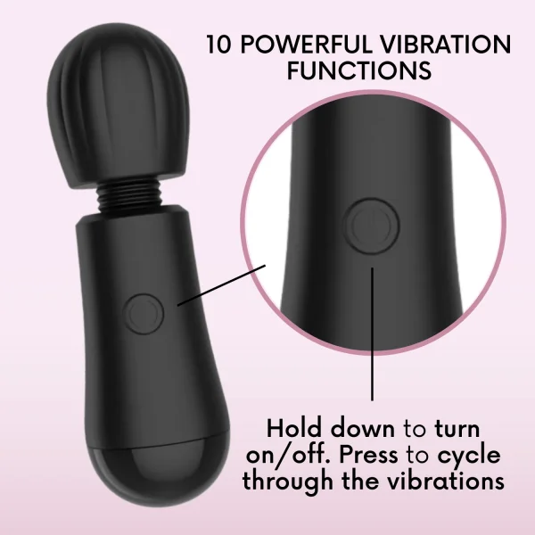 Mini Silicone Wand Massager