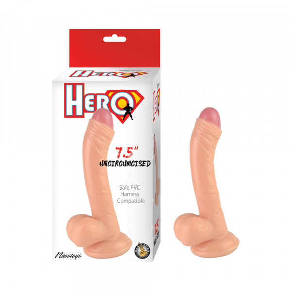 Hero 7.5-in Uncircumcised Dong