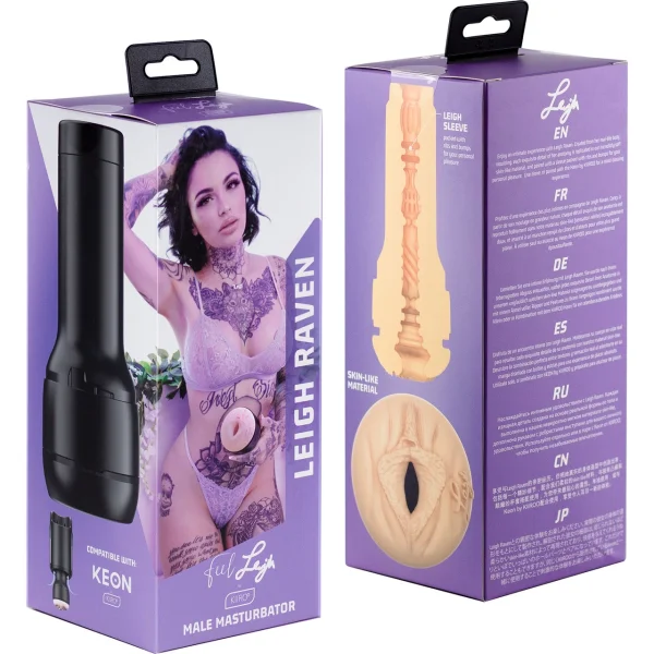 KIIROO Feel Leigh Stroker - Leigh Raven Penis Masturbator