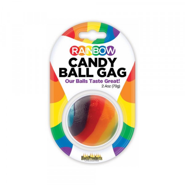 Rainbow Candy Ball Gag