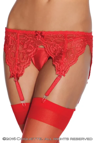 French Lace Garter Belt