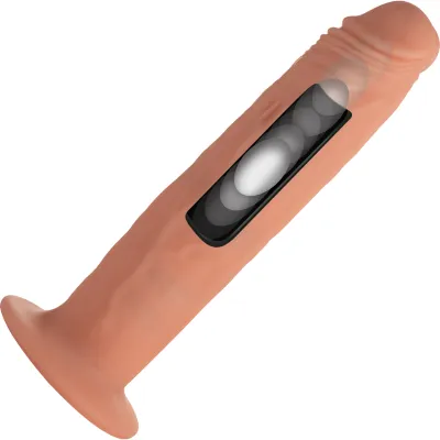 Thump It 7X Remote Control Waterproof Silicone Thumping Dildo Large