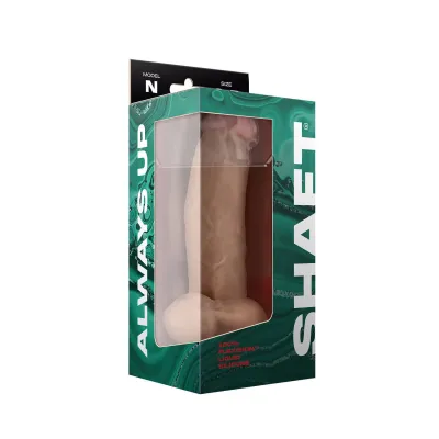 Shaft Model N 8 5 Inch Liquid Silicone Dong With Balls Pine