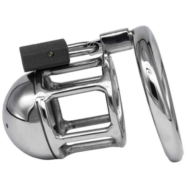 Torment Little Lad Padlocked Micropenis Chastity Cage — image 2 of 5
