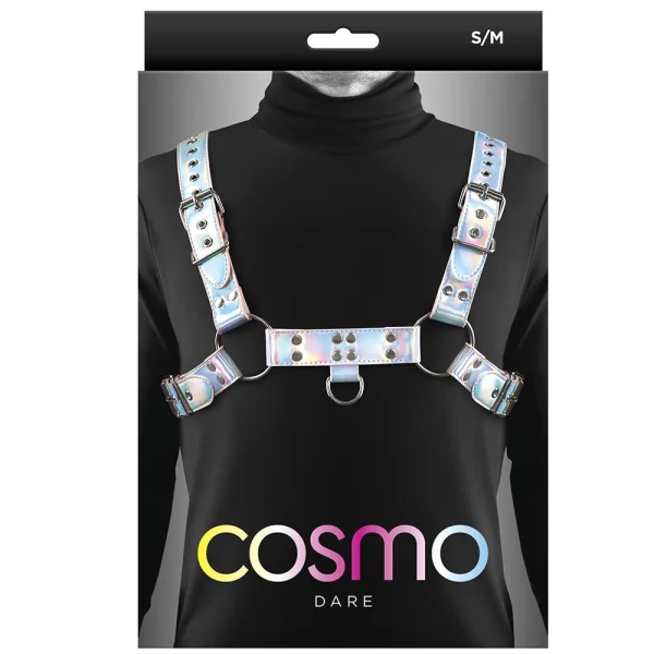 Cosmo Dare Chest Harness Small / Medium - Rainbow