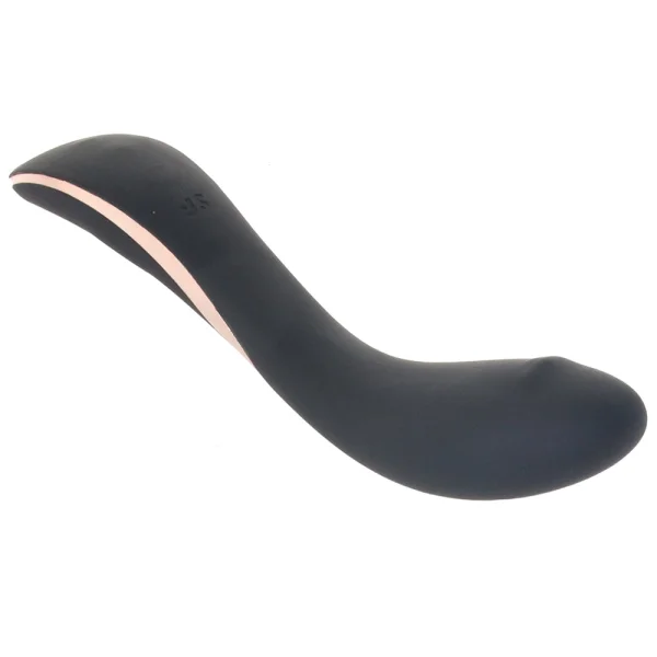 Satisfyer Rrrolling Explosion Silicone Rechargeable Waterproof 12-Function G-Spot Vibrator - Black