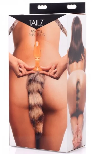 Fox Tail Glass Butt Plug
