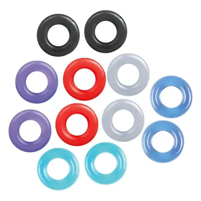 Ballers Dozen Stretchy Cock Rings 12 Pack