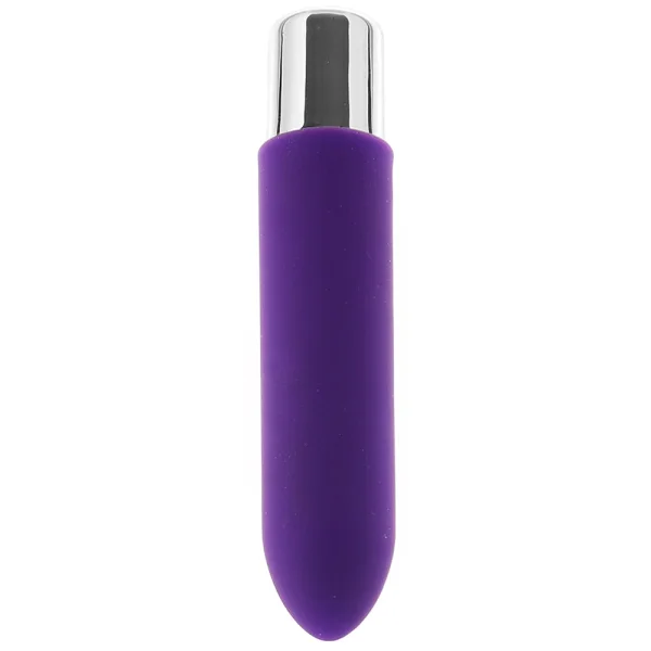 BAM MINI Rechargeable Bullet Silicone Vibrator by VeDO - Indigo