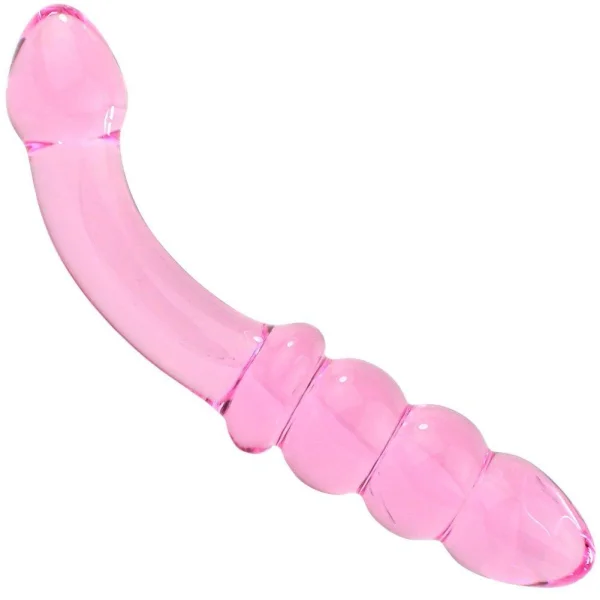 Dual Ended Glass G-Spot Massager - Two Types Of Sensations!