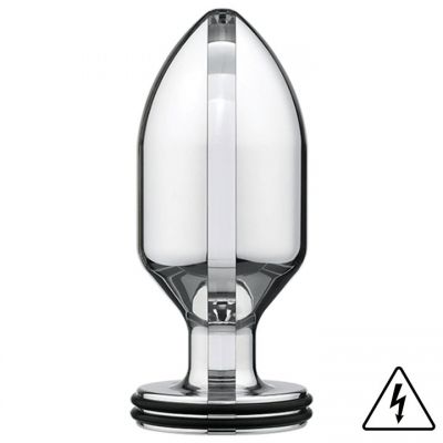 ElectraStim Intruder Metal Electro Sex Butt Plug 4 5 Inch