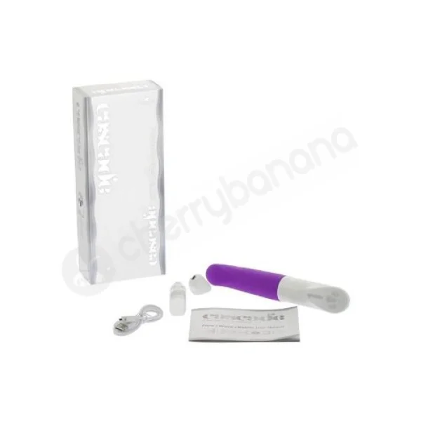Cascade Ripple Purple Self Lubricating Vibrator