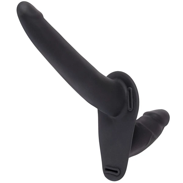 Lux Fetish Silicone Strap-On with Double Dildo