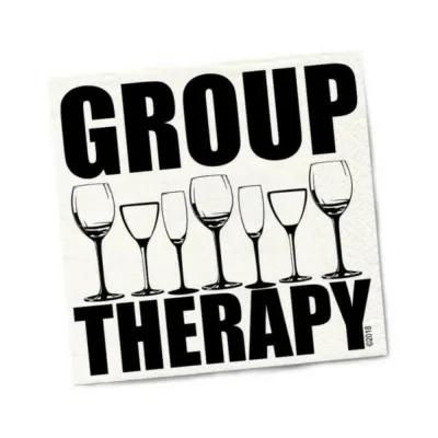 Games Novelty Twisted Wares Group Therapy Napkins 20 pack