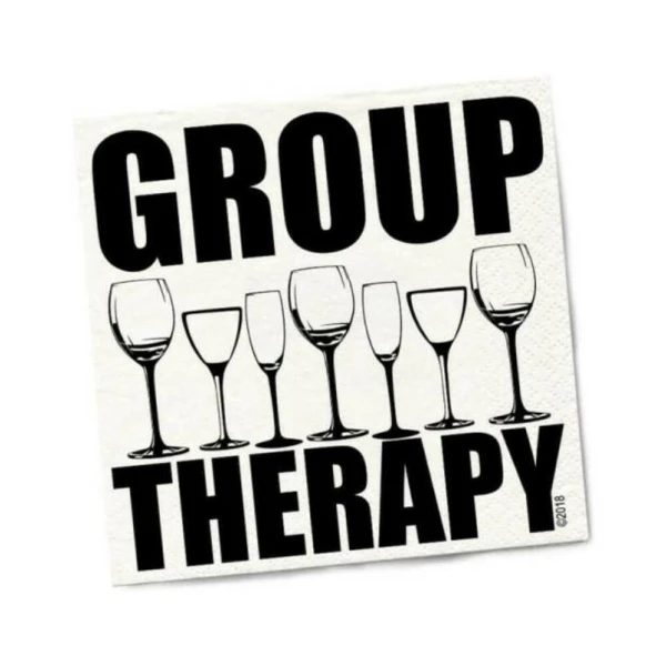 Games & Novelty: Twisted Wares Group Therapy Napkins 20-pack