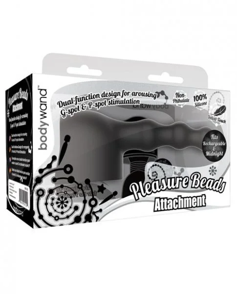 Bodywand Pleasure Beads Attachment Small Black
