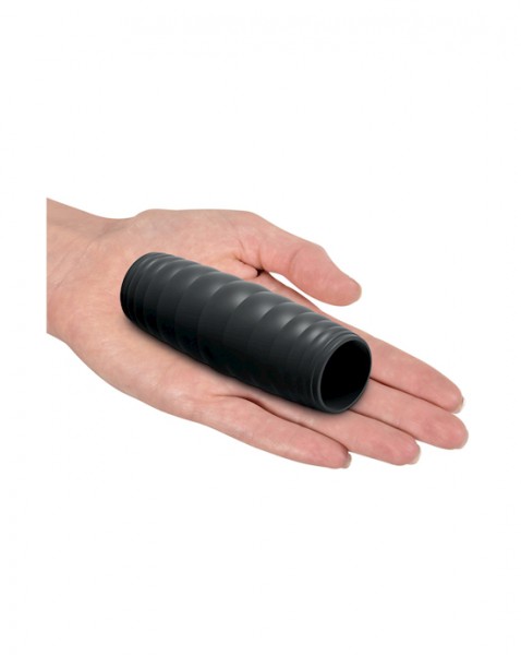 Control By Sir Richards Long Silicone 5 Inch Enhancer - Black - O/s