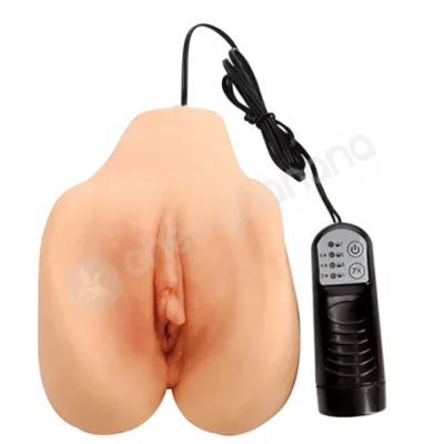 Carmen Luvana s Vibrating Cyberskin Pussy Masturbator