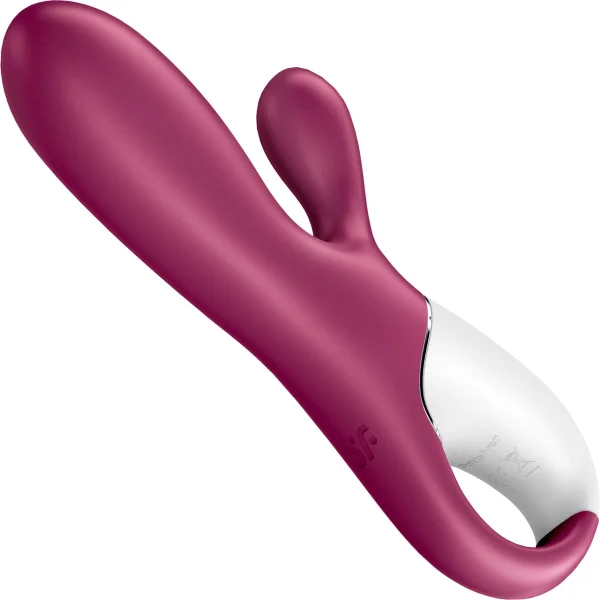 Satisfyer Hot Bunny Rechargeable Warming App Enabled 12-Function Dual Stimulation Vibrator
