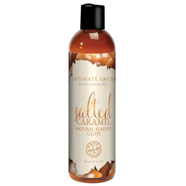 Intimate Earth Salted Caramel Flavored Water-Based Lube | 2oz