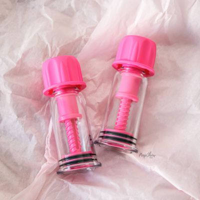 CalExotics Nipple Play Vacuum Twist Nipple Suckers