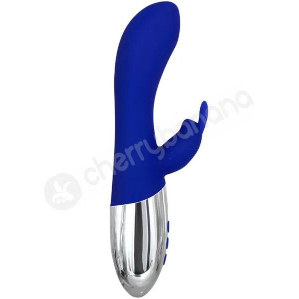 Adam & Eve Royal Rabbit Warming Thick & Curvy Blue Rabbit Vibrator