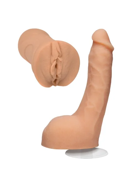 Signature Set - LeoLulu - Leo ULTRASKYN Pocket Pussy  & Lulu 8 Inch ULTRASKYN Cock with Removable Vac-U-Lock Suction Cup