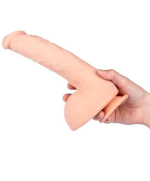 Bondara Wonky Bonks Light Tone Realistic Suction Dildo - 9 Inch — image 10 of 11