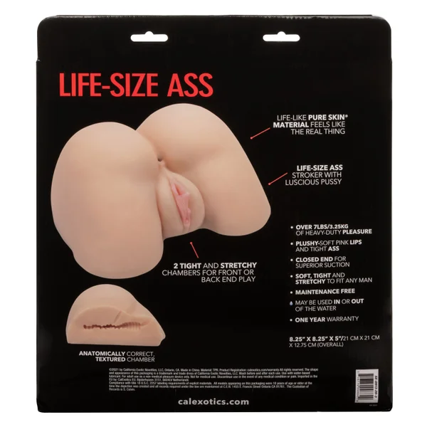 Stroke It Life-Size Ass - Ivory — image 24 of 25